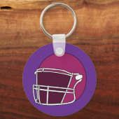 Voetbalhelm Sleutelhanger (Achterkant)