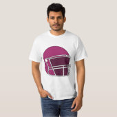 Voetbalhelm T-shirt (Voorkant volledig)