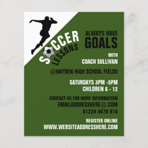 Voetbalking, Voetballes Adverteren Flyer