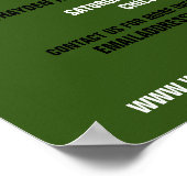 Voetbalking, Voetballes Adverteren Poster (Hoek)