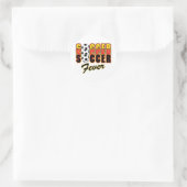 Voetbalkoorts Ronde Sticker (Tas)