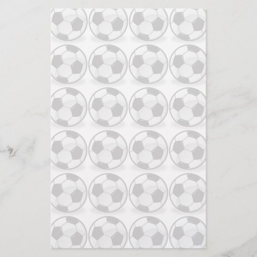 Voetballen Briefpapier (Voorkant)
