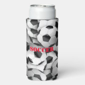 Voetballen Design Seltzer Koelbox (Seltzer Achterkant)