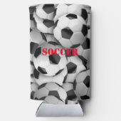 Voetballen Design Seltzer Koelbox (Achterkant)
