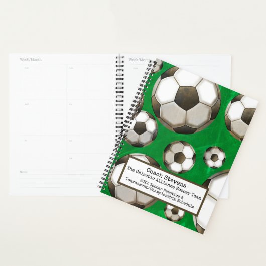Voetballen | Groen voetbalveld | Coach Practice Planner (Display)
