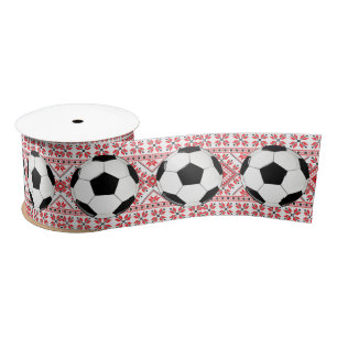 Voetballen kerstpatrooncadeautjes voor kerstmis lint