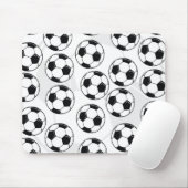 Voetballen Mousepad Muismat (Met muis)
