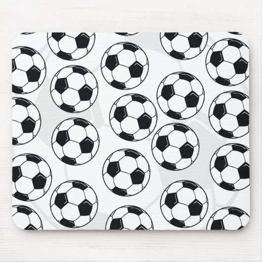 Voetballen Mousepad Muismat (Voorkant)
