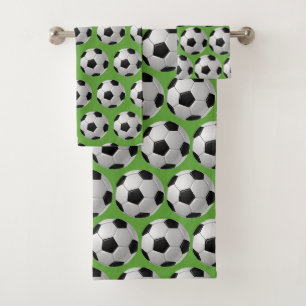 Voetballen Ontwerphanddoekset Bad Handdoek