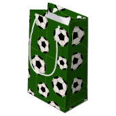 Voetballen sportschuttspatten klein cadeauzakje (Achterkant Gekanteld)