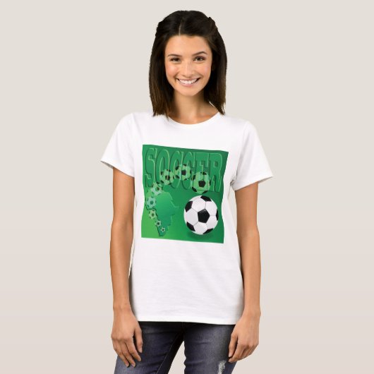 Voetballen T-Shirt (Voorkant volledig)