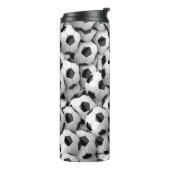 Voetballen thermische trommel thermosbeker (Gedraaid links)