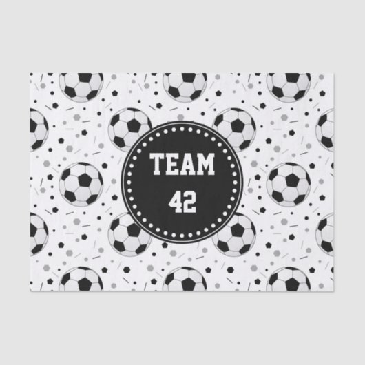 Voetballen Tissuepapier (Voorkant)