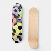 Voetballen van Kleurskateboard Skateboard (Voorkant)