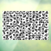 Voetballen Venster Cling Raamsticker (Vel 3)