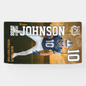 Voetballer Aangepaste sport seniorenavond Spandoek (Horizontaal)