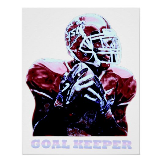 voetballer perfect poster (Voorkant)