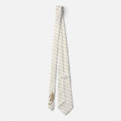 Voetballer schoppen bal blauw tan stropdas (Achterkant)