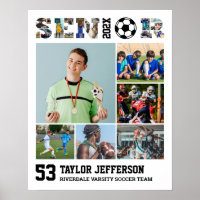 Voetballer Senior Night Sport Fotocollage