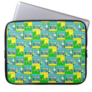 Voetballers & Fans Laptop Sleeve