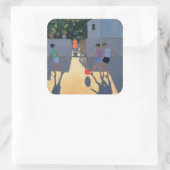 Voetballers Kos 1993 Vierkante Sticker (Tas)