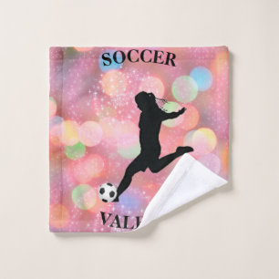 Voetbalmeisje Washandje