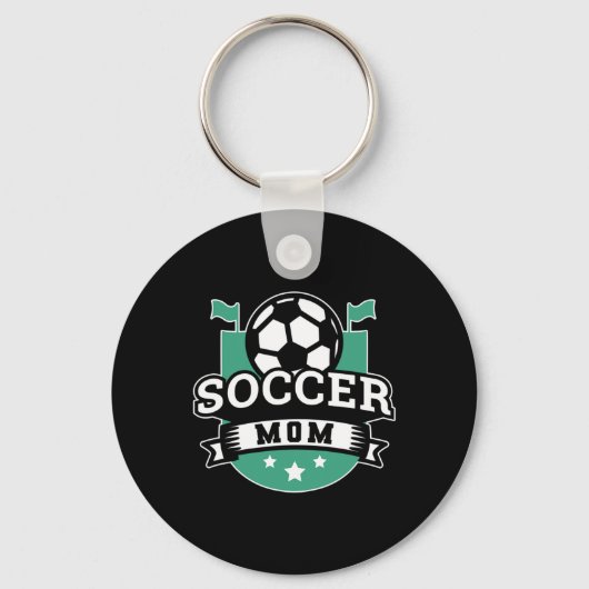Voetbalmoeder _4 sleutelhanger (Voorkant)