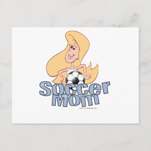 Voetbalmoeder Briefkaart