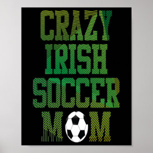 Voetbalmoeder Grappig T Shirt Dames Nieuwigheid Sh Poster