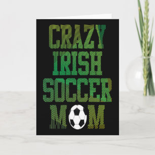 Voetbalmoeder grappige T-shirt Dames novelty shirt Kaart