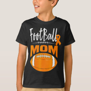Voetbalmoeder Multiple Sclerose Bewustzijn Oranje T-shirt