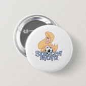 Voetbalmoeder Ronde Button 5,7 Cm (Voorkant /achterkant)