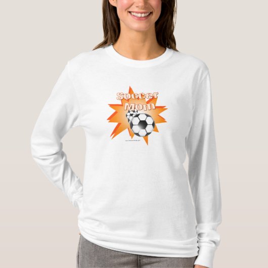 Voetbalmoeder T-shirt (Voorkant)