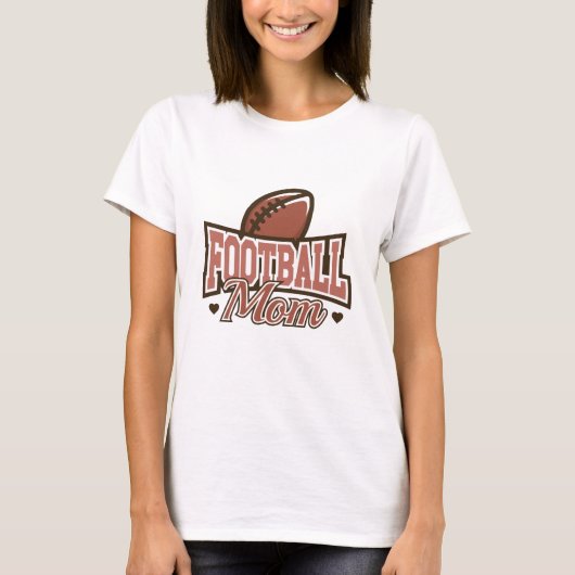Voetbalmoeder T-shirt (Voorkant)