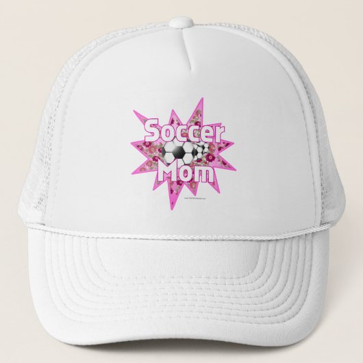 Voetbalmoederrozen Trucker Pet (Voorkant)