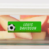 Voetbalnaam Kind Labels (Aangebracht)