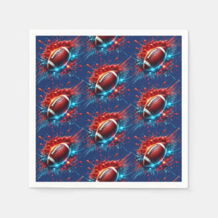 Voetbalpapier  servet