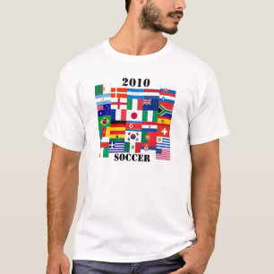 Voetbalploegen 2010 t-shirt