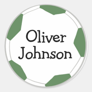 Voetbalschool naam op sticker
