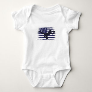 Voetbalshirt met vlag van de VS Romper