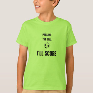 Voetbalshirt voor jongens - Geef me de bal T-shirt