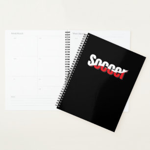 Voetbalspeler Abstract Swish - Woord Kunst Planner