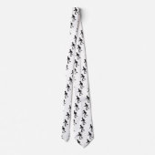 Voetbalspeler en bal-stropdas stropdas (Achterkant)