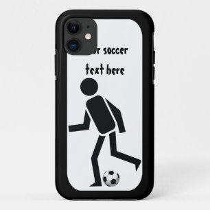 Voetbalspeler en cadeau op maat iPhone 11 hoesje