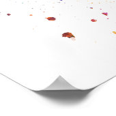 Voetbalspeler in waterverf poster (Hoek)