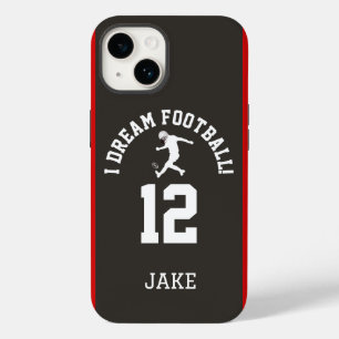 Voetbalspeler Jersey Nummer Stijl Case-Mate iPhone 14 Hoesje