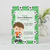 Voetbalspeler Kaart (Staand voorkant)