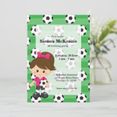 Voetbalspeler Kaart (Staand voorkant)