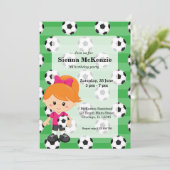 Voetbalspeler Kaart (Staand voorkant)