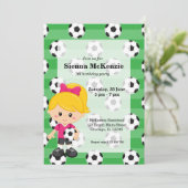 Voetbalspeler Kaart (Staand voorkant)